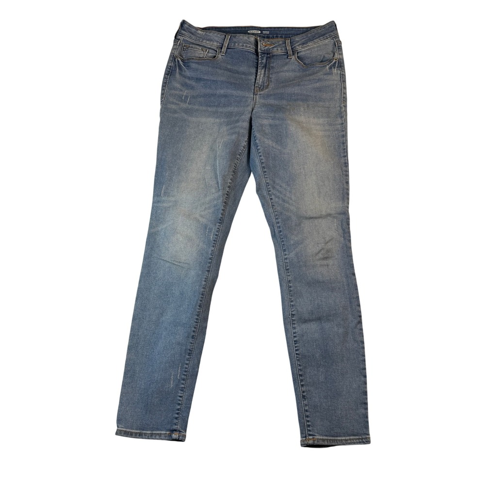 Old Navy Rockstar Super Skinny Jeans Women's Size 10 Medium Wash‎ Denim